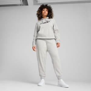 Essentials No. 1 Logo Women's Hoodie, Light Gray Heather, extralarge