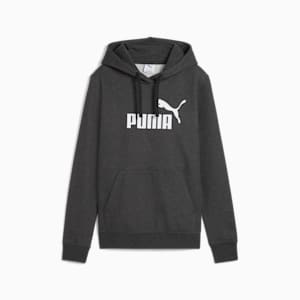 Essentials No. 1 Logo Women's Hoodie, Dark Gray Heather, extralarge
