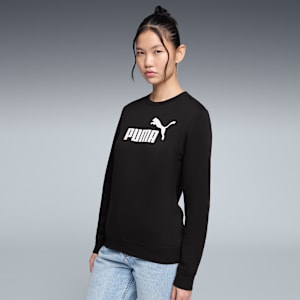 Chandail à col rond Essentials Femme, PUMA Black, extralarge
