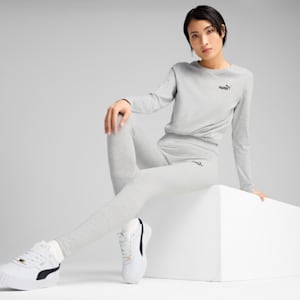 Essentials Small No. 1 Logo Women's Leggings, Light Gray Heather, extralarge