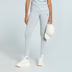 Women's Logo Leggings, Light Gray Heather, extralarge-IND