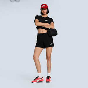 Small No. 1 Logo Women's 4'' Shorts, PUMA Black, extralarge-IND