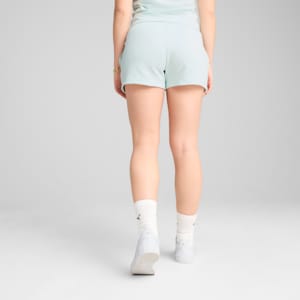 Small No. 1 Logo Women's 4'' Shorts, Peaceful Blue, extralarge-IND