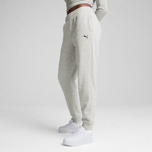 Essentials Foundation Women's Cotton Fleece Sweatpants, Light Gray Heather, extralarge-IND