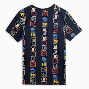 PSL Printed Boy's Tee, Club Navy, extralarge-IND