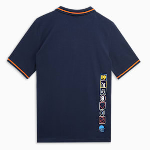 PSL Graphic Boy's Polo, Club Navy, extralarge-IND