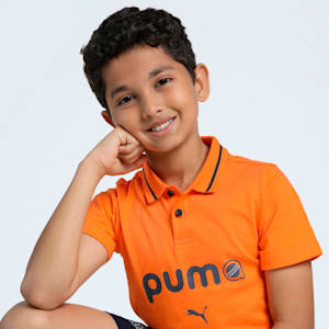 PSL Graphic Boy's Polo, Rickie Orange, extralarge-IND