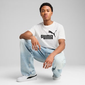 Essentials No. 1 Logo Men's Tee, PUMA White, extralarge