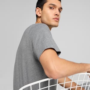 Essentials No. 1 Logo Men's Tee, Medium Gray Heather, extralarge