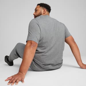 Essentials No. 1 Logo Men's Tee, Medium Gray Heather, extralarge