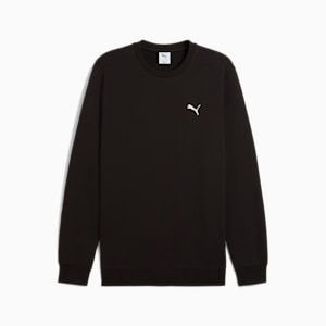 Essentials Men's Crew Neck Sweatshirt, PUMA Black, extralarge