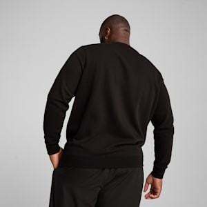 Chandail en molleton à col rond Essentials Homme, PUMA Black, extralarge