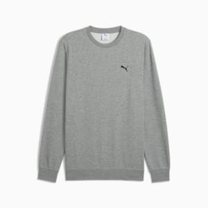Chandail en molleton à col rond Essentials Homme, Medium Gray Heather, extralarge