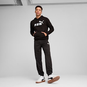 Essentials No. 1 Logo Men's Hoodie, PUMA Black, extralarge
