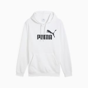 Essentials No. 1 Logo Men's Hoodie, PUMA White, extralarge