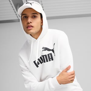 Essentials No. 1 Logo Men's Hoodie, PUMA White, extralarge