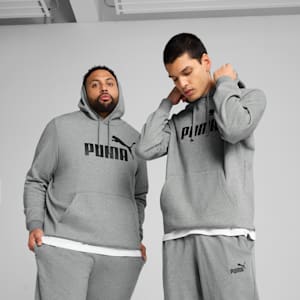 Essentials No. 1 Logo Men's Hoodie, Medium Gray Heather, extralarge