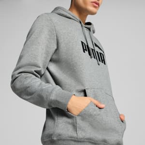 Essentials No. 1 Logo Men's Hoodie, Medium Gray Heather, extralarge
