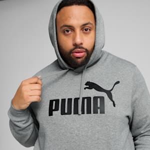 Essentials No. 1 Logo Men's Hoodie, Medium Gray Heather, extralarge