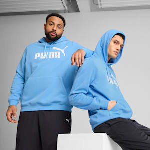Sudadera con capucha para hombre logotipo Essentials No. 1, Team Light Blue, extralarge
