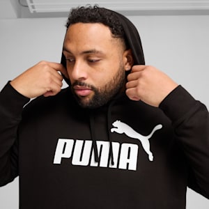 Essentials No. 1 Logo Big Kids' Hoodie, PUMA Black, extralarge