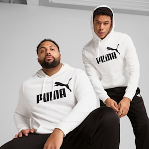 Essentials No. 1 Logo Big Kids' Hoodie, PUMA White, extralarge