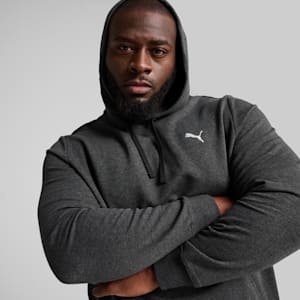 Essentials Men's Hoodie, Dark Gray Heather, extralarge