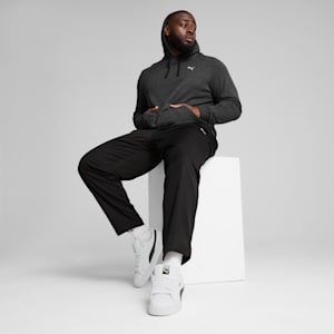 Essentials Men's Hoodie, Dark Gray Heather, extralarge