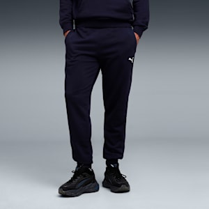 Men's Knitted Sweatpants, New Navy, extralarge-IND