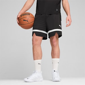 Shorts de básquetbol para hombre Winning Shot, PUMA Black, extralarge