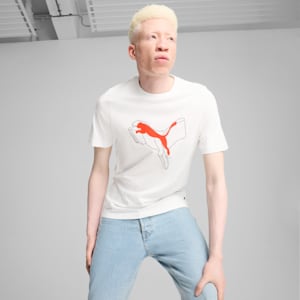 ESS+ LOGO LAB Cat Men's Tee, PUMA White, extralarge