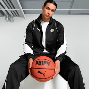 Maccabi T-73 Men's Basketball Track Jacket, PUMA Black, extralarge-IND