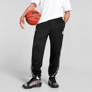 Maccabi T-73 Men's Basketball Track Pants, PUMA Black, extralarge-IND