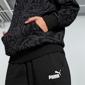 HYPERNATURAL Women's Relaxed Fit Hoodie, PUMA Black, extralarge-IND