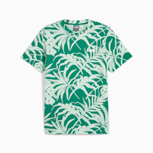 Camiseta para hombre ESS+ PALM RESORT, Sparkling Green-AOP, extralarge