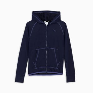 ウィメンズ ニット ジャケット, PUMA Navy, extralarge-JPN