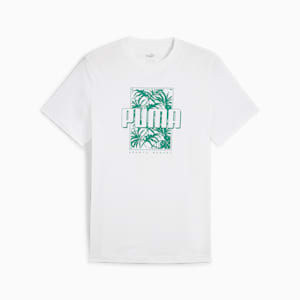 メンズ ESS+ パーム リゾート グラフィック 半袖 Tシャツ, PUMA White, extralarge-JPN