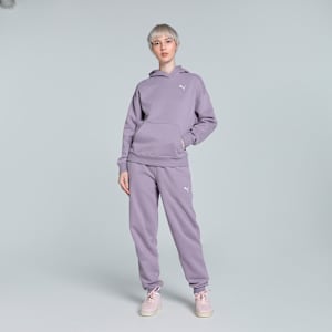 Loungewear Women's Tracksuit, Pale Plum, extralarge-IND
