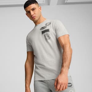 GRAPHICS Men's Icon Tee, Light Gray Heather, extralarge