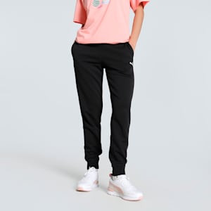 Women's Knitted Sweatpants, PUMA Black, extralarge-IND