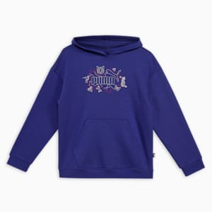 STARRY SAFARI Youth Relaxed Fit Hoodie, Lapis Lazuli, extralarge-IND