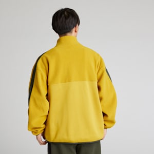 メンズ CORE HERITAGE ウィンターライズ ハーフジップ スウェットジャケット, Golden Fog, extralarge-JPN