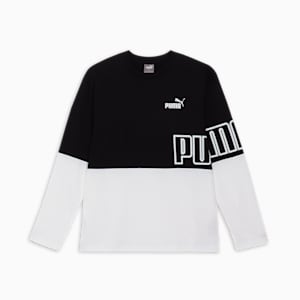 メンズ プーマ パワー MX 長袖 Tシャツ, PUMA Black, extralarge-JPN