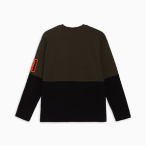 メンズ プーマ パワー MX 長袖 Tシャツ, Dark Olive, extralarge-JPN