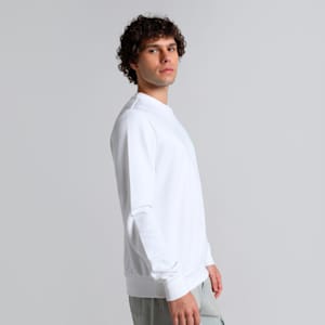 PUMA x one8 Men's Crew-Neck Slim Fit Sweatshirt, PUMA White, extralarge-IND