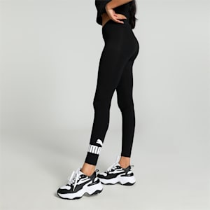 Women's Logo Leggings, Puma Black, extralarge-IND