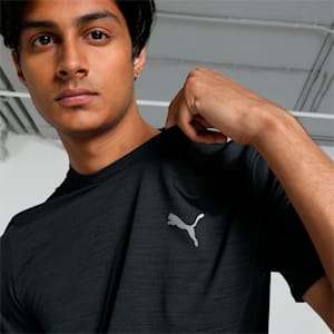 RUN FAVORITE HEATHER Men's Running T-shirt, PUMA Black Heather, extralarge-IND