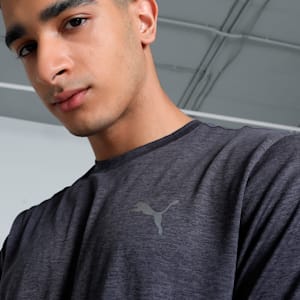 RUN FAVORITE HEATHER Men's Running T-shirt, Galactic Gray-Heather, extralarge-IND