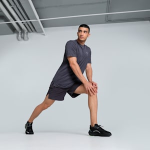 RUN FAVORITE HEATHER Men's Running T-shirt, Galactic Gray-Heather, extralarge-IND