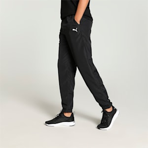 Active Women's Woven Pants, Puma Black, extralarge-IND